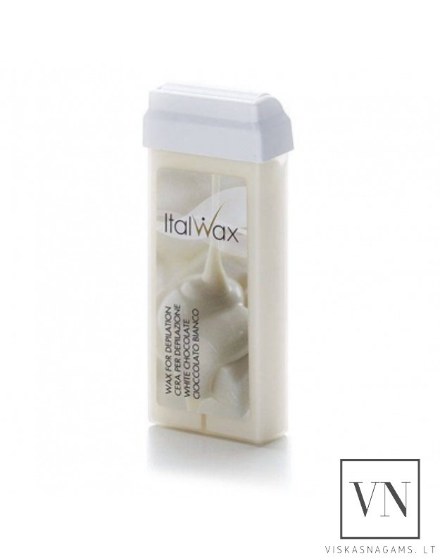 ItalWax kasetinis vaškas WHITE CHOCOLATE, 100ml
