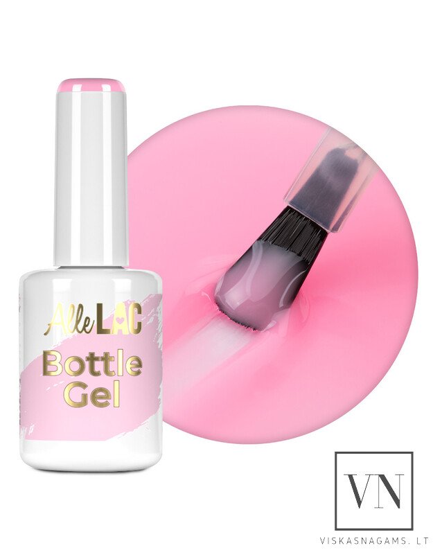 ALLELAC BOTTLE GEL gelis buteliuke, CANDY PINK