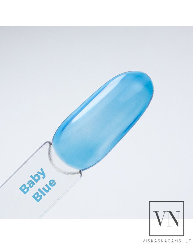MOLLY LAC CRYSTAL GLASS BABY BLUE vitražinis viršutinis sluoksnis, 10g