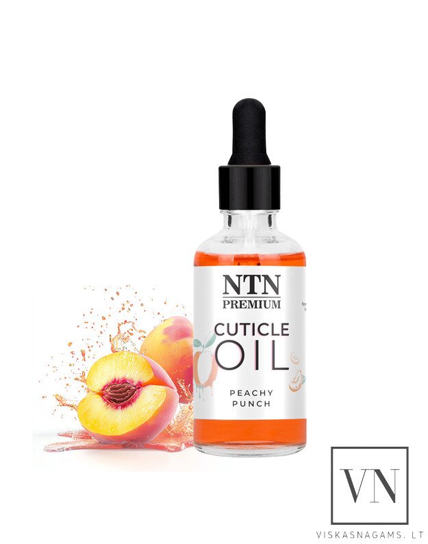 Aliejukas nagų odelėms su pipete NTN PREMIUM PEACHY PUNCH, 50ml