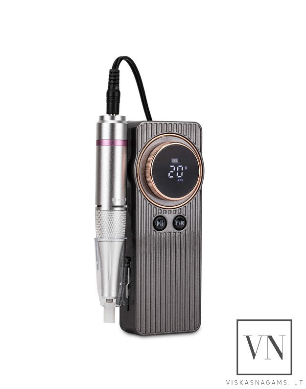 Įkraunama nagų freza GREY 108, 50W 1