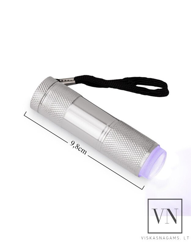 MINI nagų lempa LED/UV su štampuokliu, 9W 7