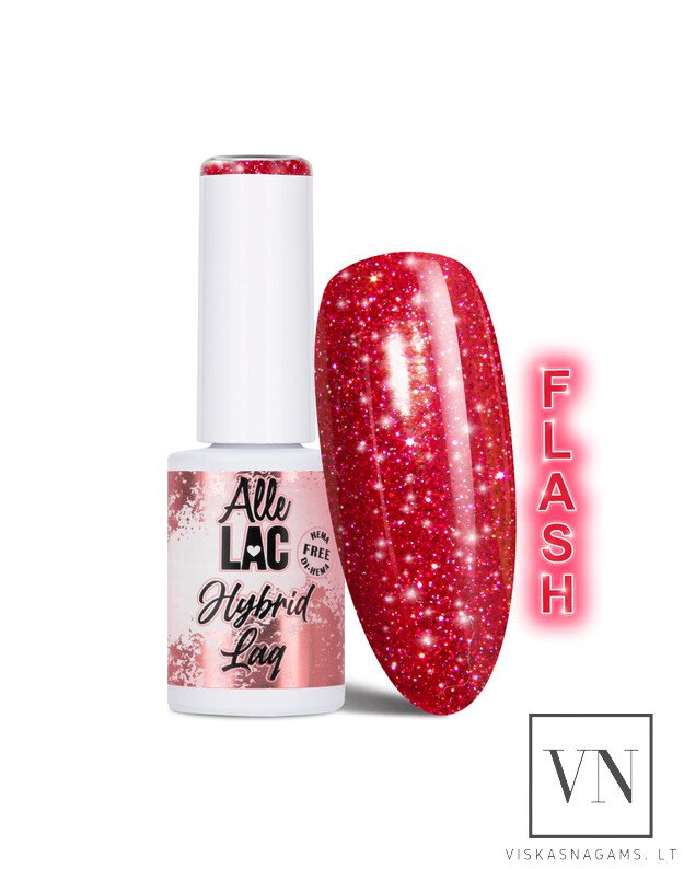 ALLELAC gelinis lakas FLASH RASPBERRY