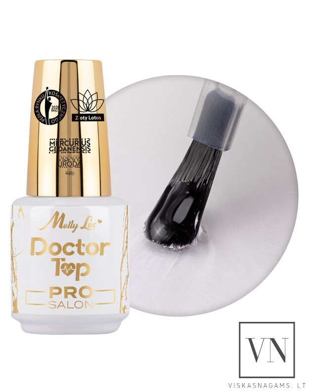 MOLLY LAC DOCTOR TOP įbrėžimams atsparus, nelipnus viršutinis sluoksnis, 15g