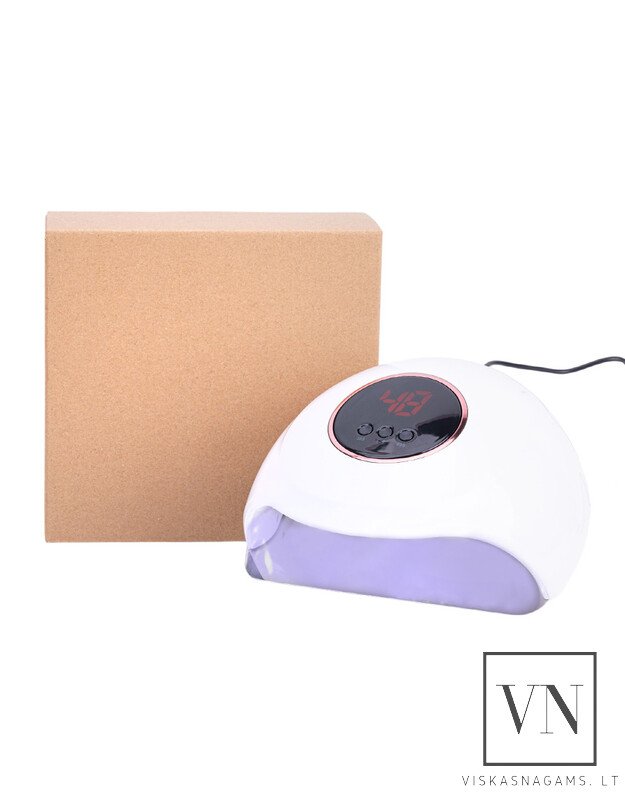 Nagų lempa LED/UV T13 su veidrodiniu dugnu, 72W 6