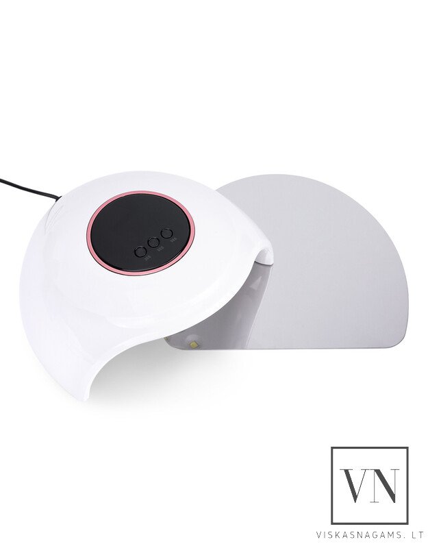 Nagų lempa LED/UV T13 su veidrodiniu dugnu, 72W 3