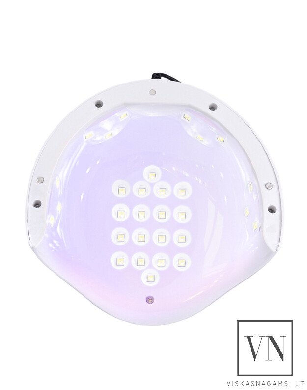 Nagų lempa LED/UV T13 su veidrodiniu dugnu, 72W 2