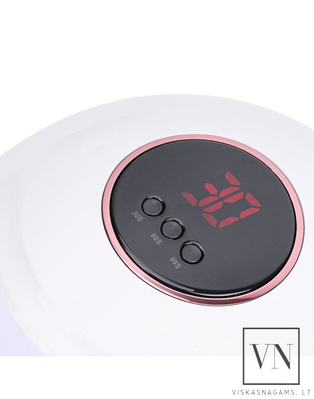 Nagų lempa LED/UV T13 su veidrodiniu dugnu, 72W 4