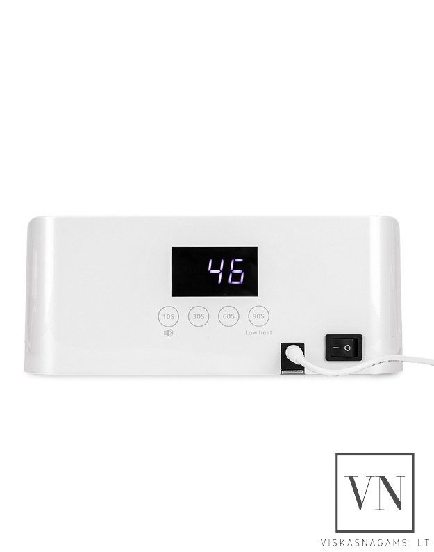 Nagų lempa LED/UV MOLLY V10 su veidrodiniu dugnu ir stovu pedikiūrui, 36W 4