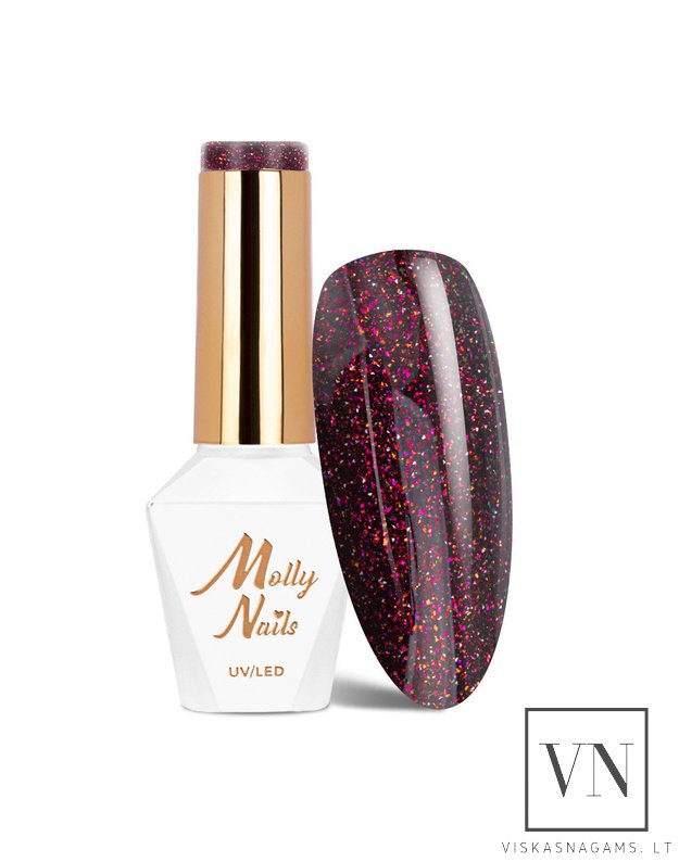 MOLLY NAILS šviesą atspindintis gelinis lakas, Nr.688