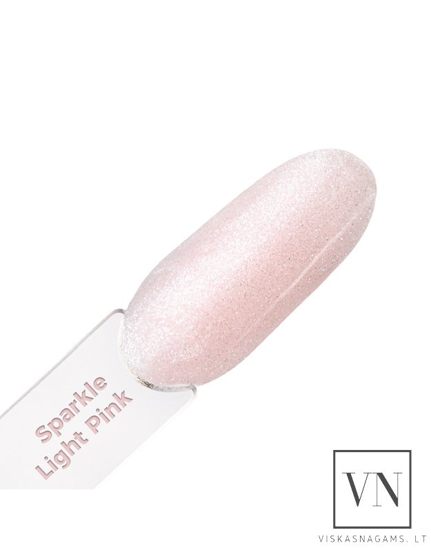 ALLELAC TIXO HARD SPARKLE LIGHT PINK kietasis tiksotropinis gelis, 45g 3