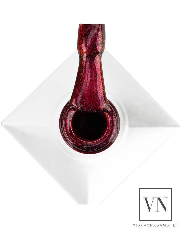 MOLLY NAILS CAT EYE RED magnetinis gelinis lakas, Nr.234 1