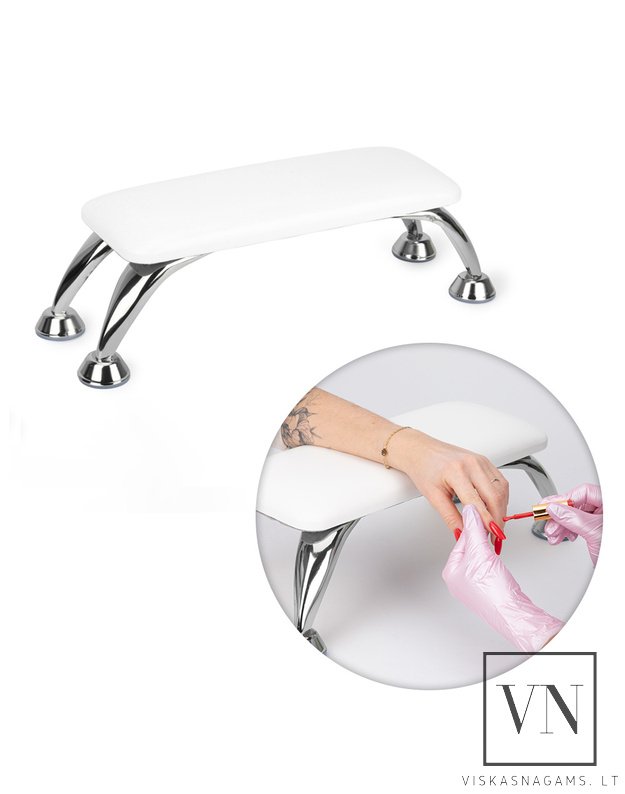 Porankis manikiūrui MOLLY NAILS WHITE SILVER