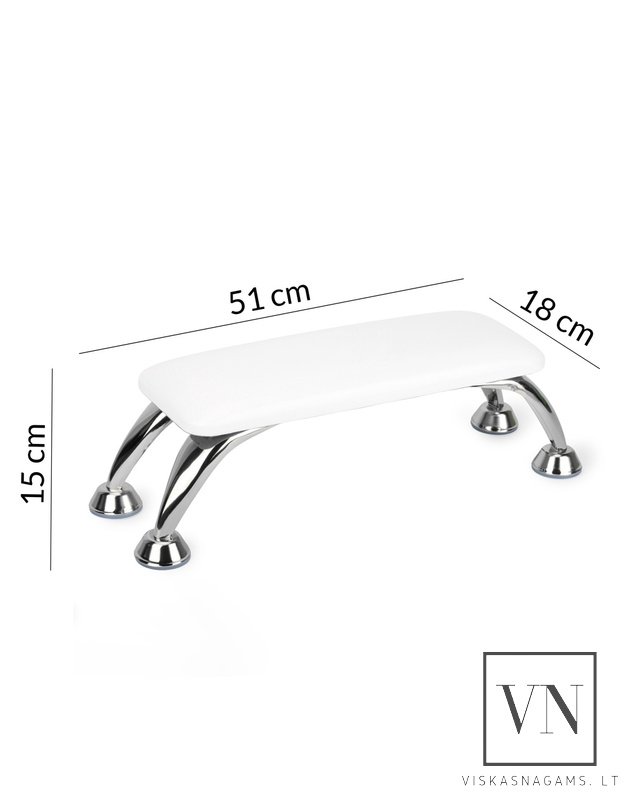 Porankis manikiūrui MOLLY NAILS WHITE SILVER 5