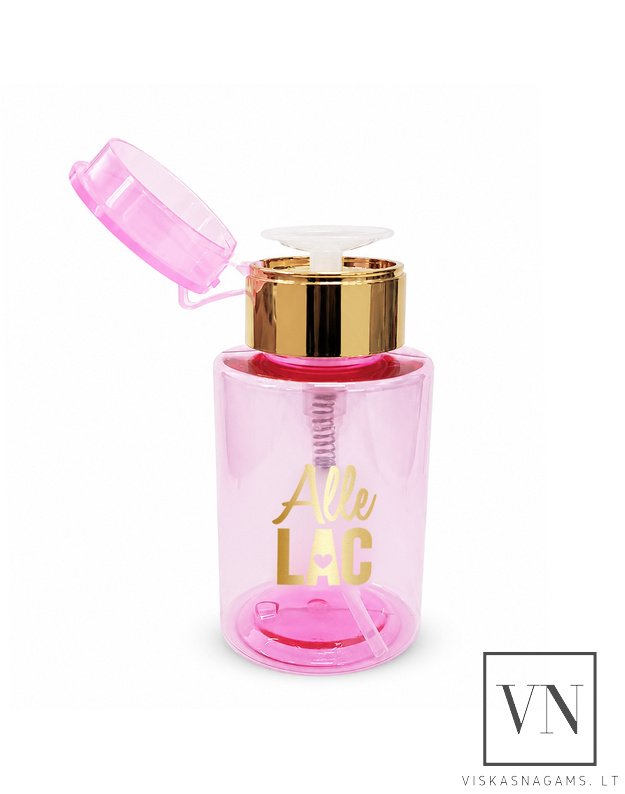 ALLELAC PINK dozatorius skysčiams su pompa – 200 ml, buteliukas
