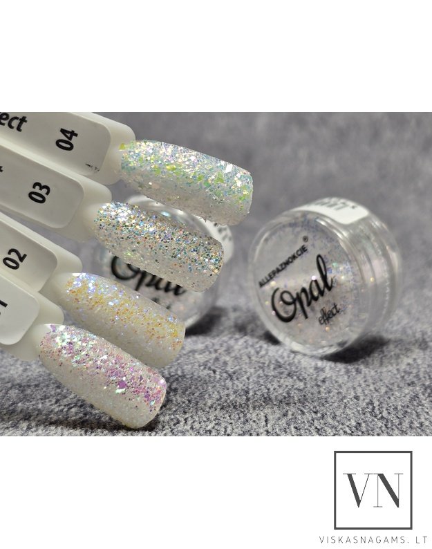 OPAL EFFECT blizgučiai nagams, Nr.04