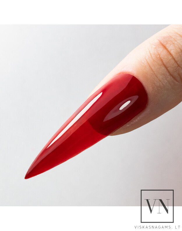 MOLLY LAC CRYSTAL GLASS RED vitražinis viršutinis sluoksnis, 10g