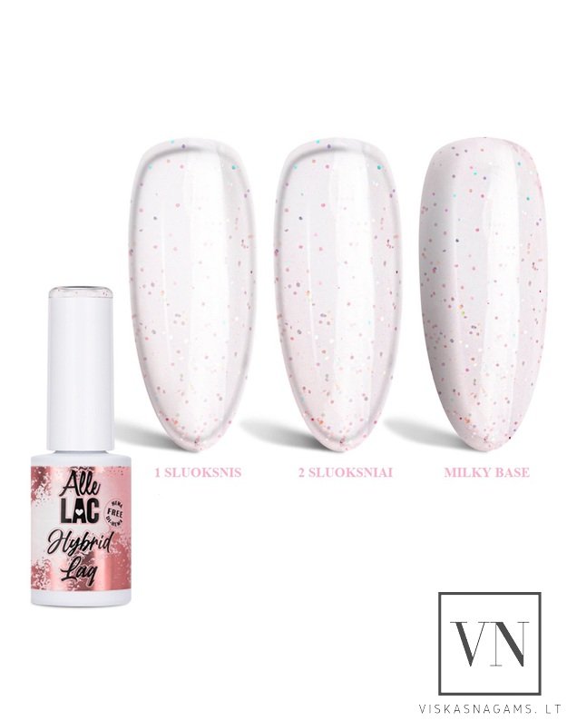 ALLELAC gelinis lakas PEACHY GLITTER