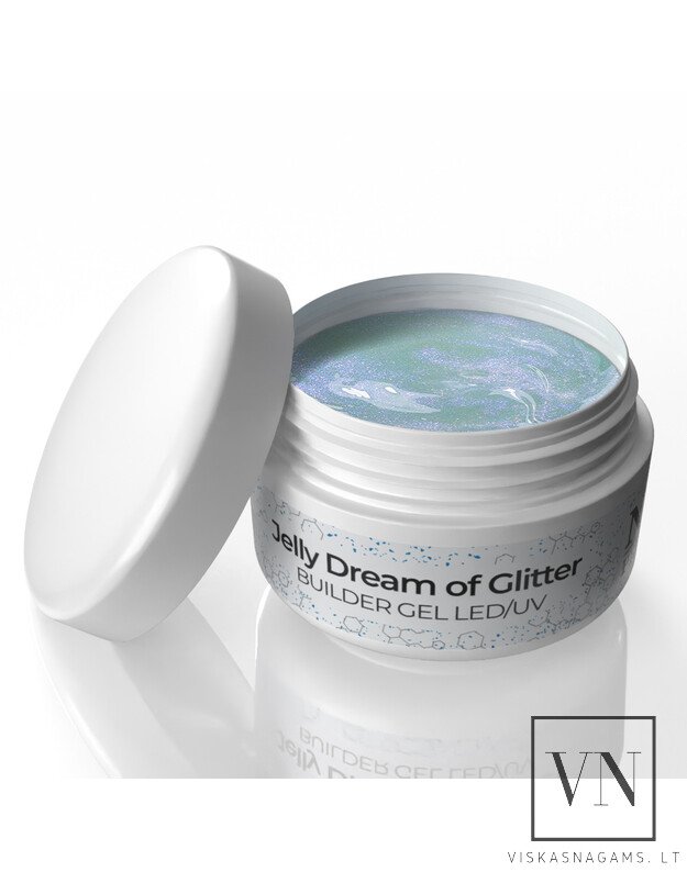 NTN PREMIUM JELLY DREAM OF GLITTER stovintis, statybinis gelis, 30g