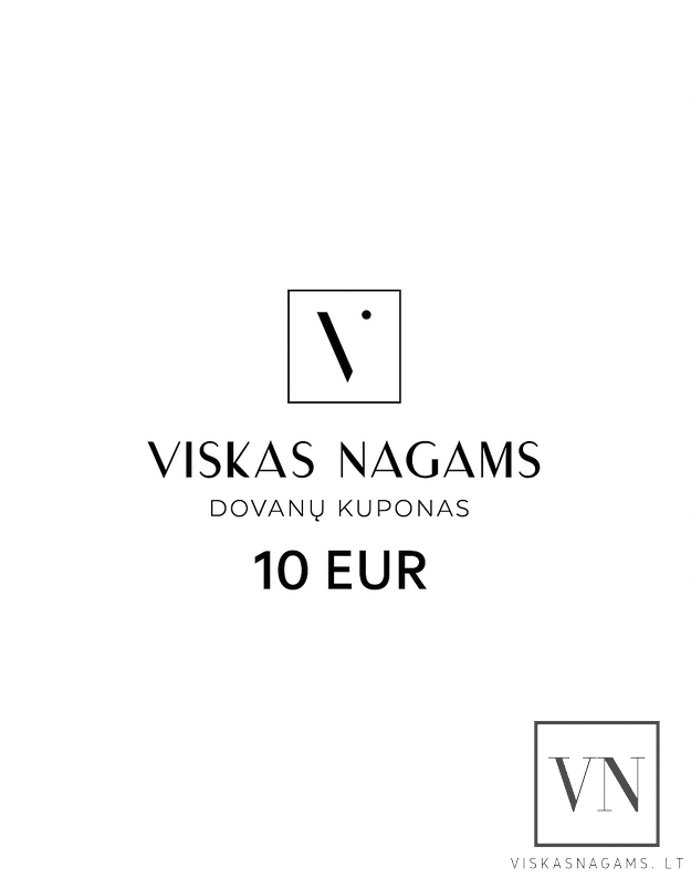 Popierinis dovanų kuponas 10€