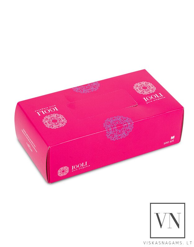 Vienkartinės nitrilinės pirštinės IGOLI, M, 100vnt. 1
