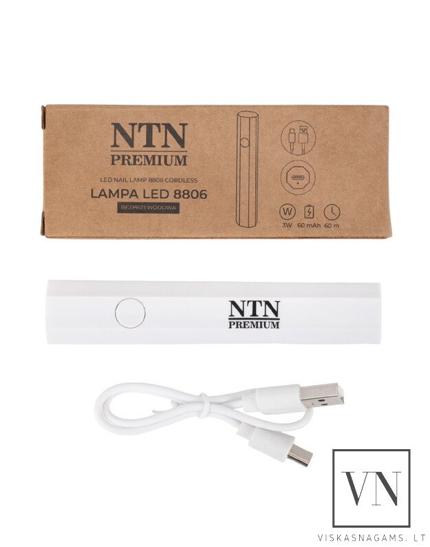 NTN MINI nagų lempa LED/UV, 3W 6