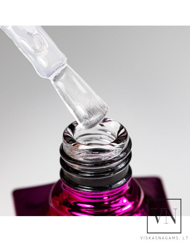 MOLLY NAILS LIQUID GLASS TOP ypač blizgus, nelipnus viršutinis sluoksnis, 10g 1