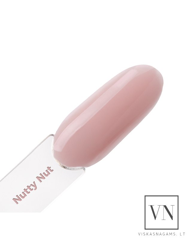 MOLLY NAILS BUILDER NUTTY NUT stovintis, nenutekantis gelis, 15g