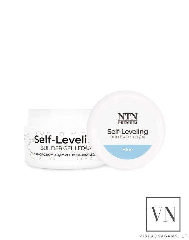Gelis nagams savaime išsilyginantis NTN PREMIUM BLUE, 30g