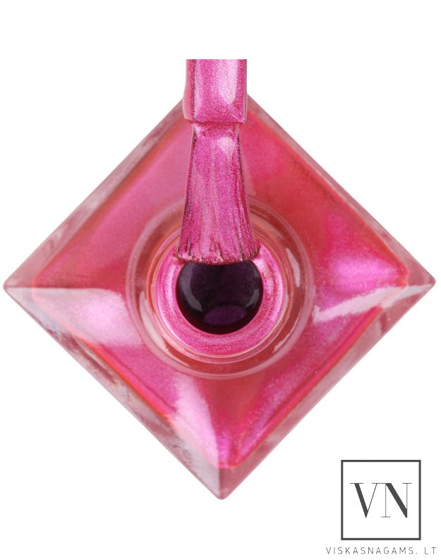 MOLLY NAILS nagų lakas štampavimui CHROME ROSE PINK, Nr.8 1