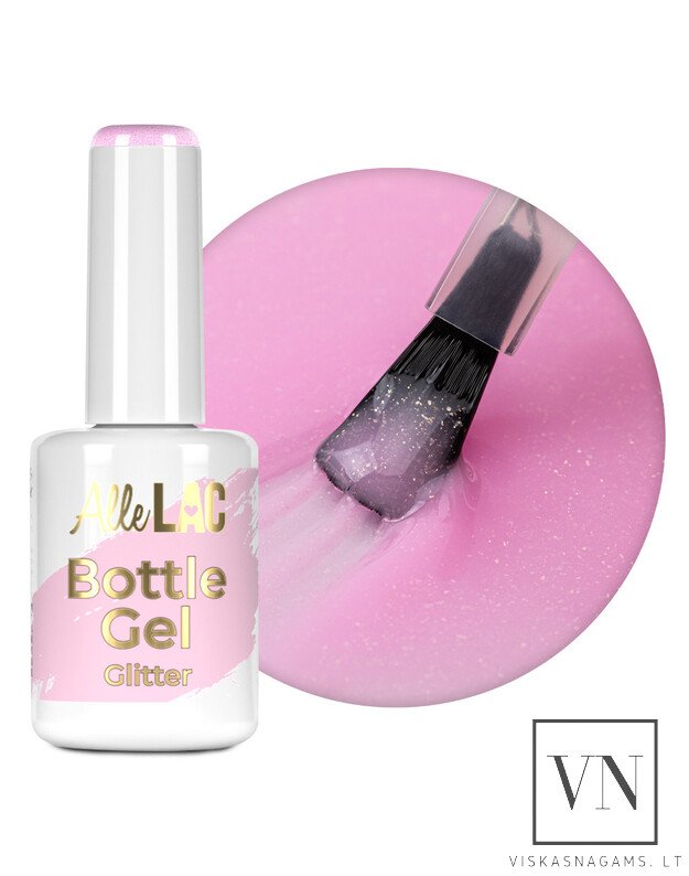 ALLELAC BOTTLE GEL gelis buteliuke, LILY GLIMMER