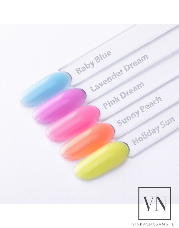 MOLLY NAILS BY MONIKA LAVENDER DREAM savaime išsilyginantis gelis, 15g 4