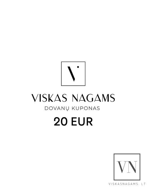 Popierinis dovanų kuponas 20€