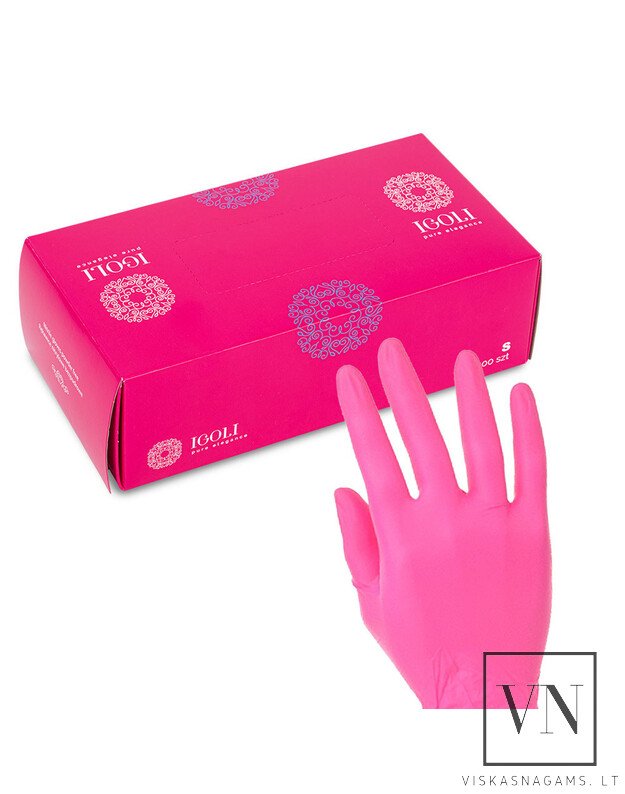 Vienkartinės nitrilinės pirštinės IGOLI S, 100vnt.