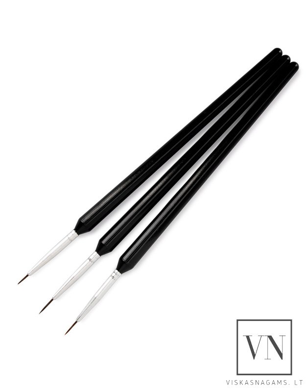 3vnt. teptukų rinkinys, BLACK 1