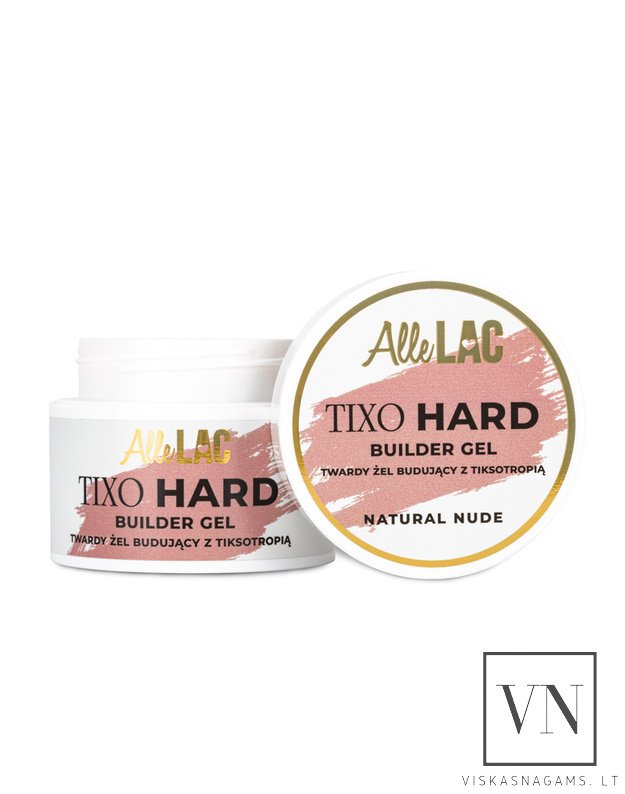 ALLELAC TIXO HARD NATURAL NUDE kietasis tiksotropinis gelis, 45g 4