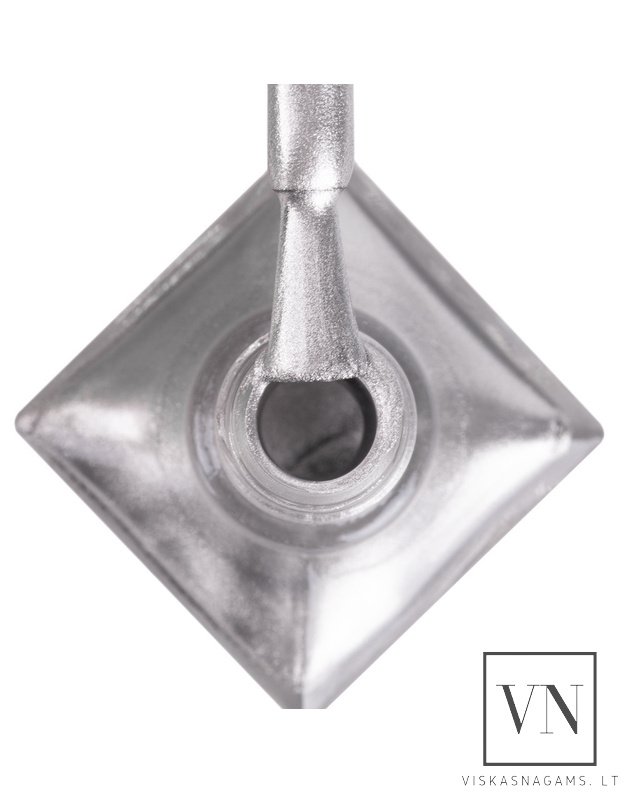 MOLLY NAILS nagų lakas štampavimui SILVER, Nr.3 1