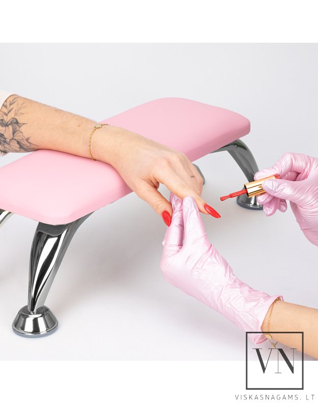 Porankis manikiūrui ALLELAC PINK SILVER 1