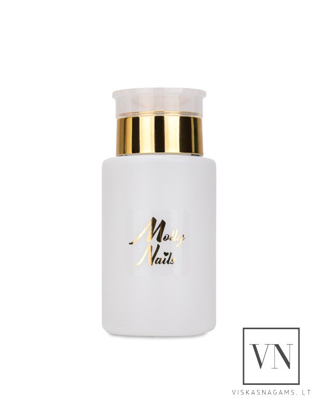 MOLLY NAILS dozatorius skysčiams su pompa – 150 ml, buteliukas