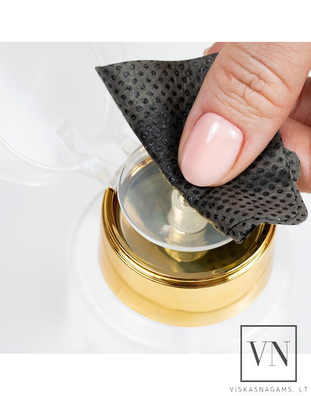MOLLY NAILS dozatorius skysčiams su pompa – 150 ml, buteliukas
