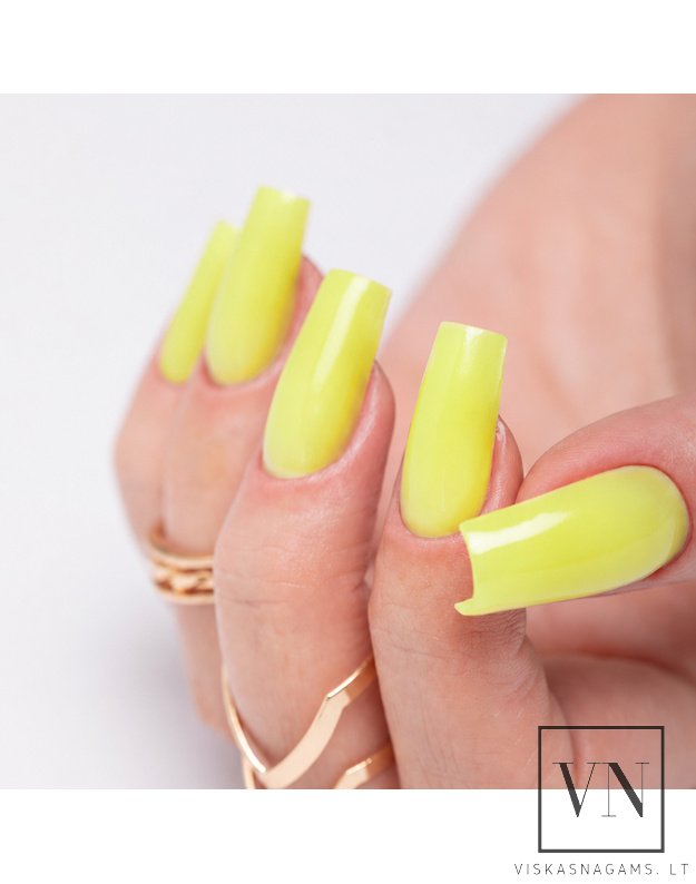 Gelis nagams savaime išsilyginantis NTN PREMIUM YELLOW, 30g