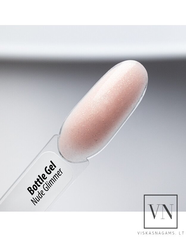 ALLELAC BOTTLE GEL gelis buteliuke, NUDE GLIMMER