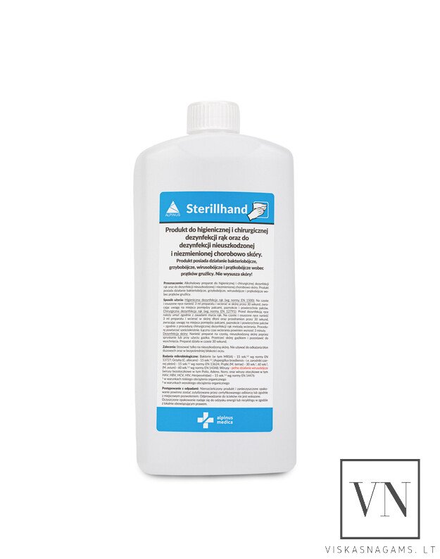 STERILLHAND rankų ir odos dezinfekavimo priemonė, 1000ml