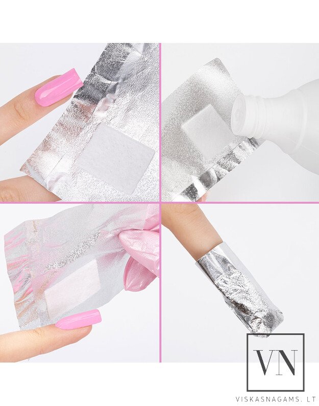 ALLELAC folija gelinio lako pašalinimui, 100vnt. 4