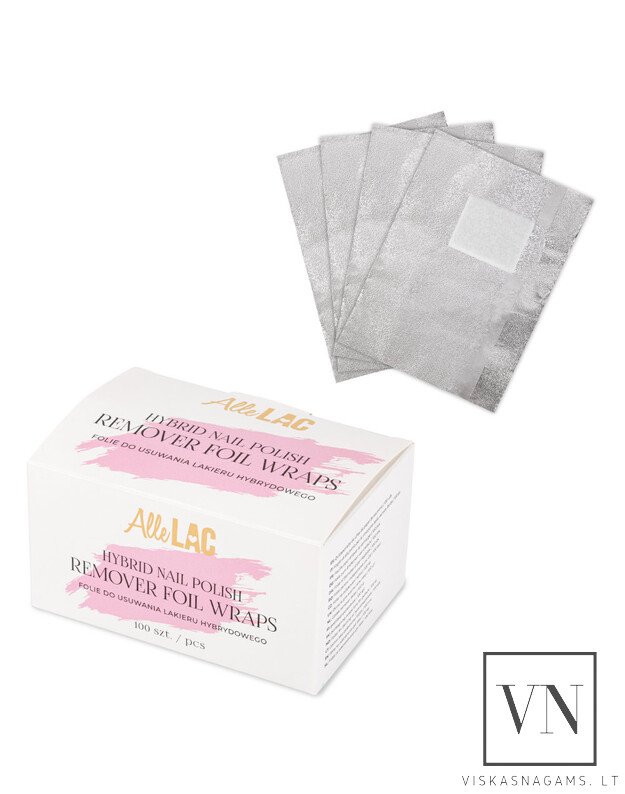 ALLELAC folija gelinio lako pašalinimui, 100vnt.