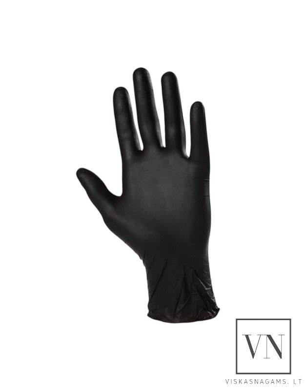 Vienkartinės nitrilinės pirštinės MASTER GLOVE M, 100vnt.