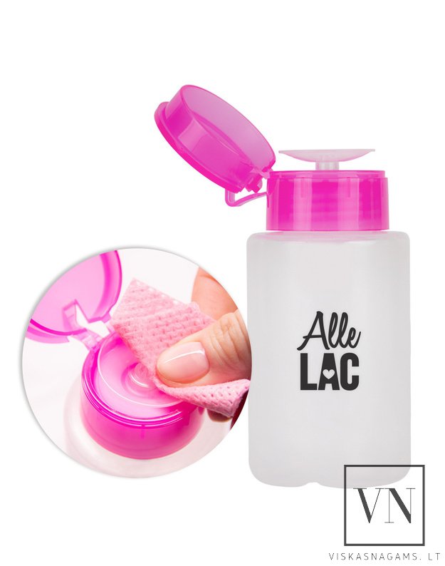 ALLELAC PINK dozatorius skysčiams su pompa – 150 ml, buteliukas