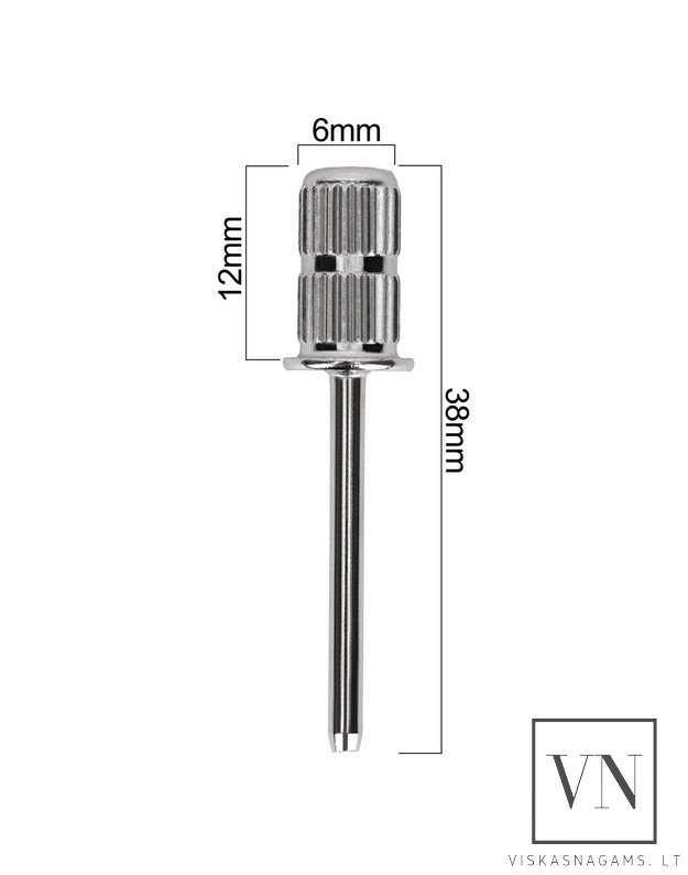 BŪGNELIS plieninis antgalis šlifavimo juostelėms, 5x13mm 2