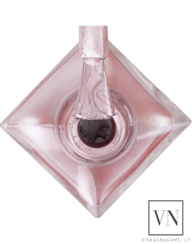MOLLY NAILS nagų lakas štampavimui CHROME LIGHT PINK, Nr.7 1