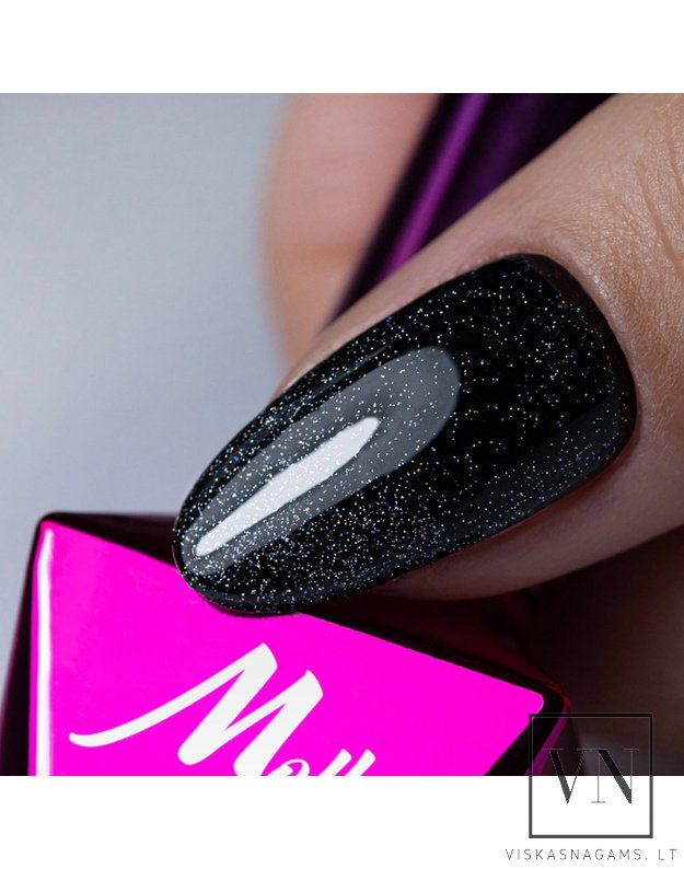 MOLLY NAILS SPARKLE TOP STAR viršutinis sluoksnis su holografiniu blizgučiu, 10g 2